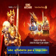 abc alfabeto para imprimir